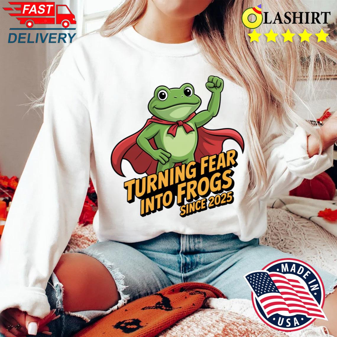 Portland Frog Protest Superhero Resist Anti Fascism No Kings In America T-shirt Sweater Shirt