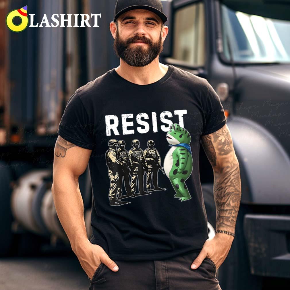 Portland Frog Resist Protest T-shirt Best Sale