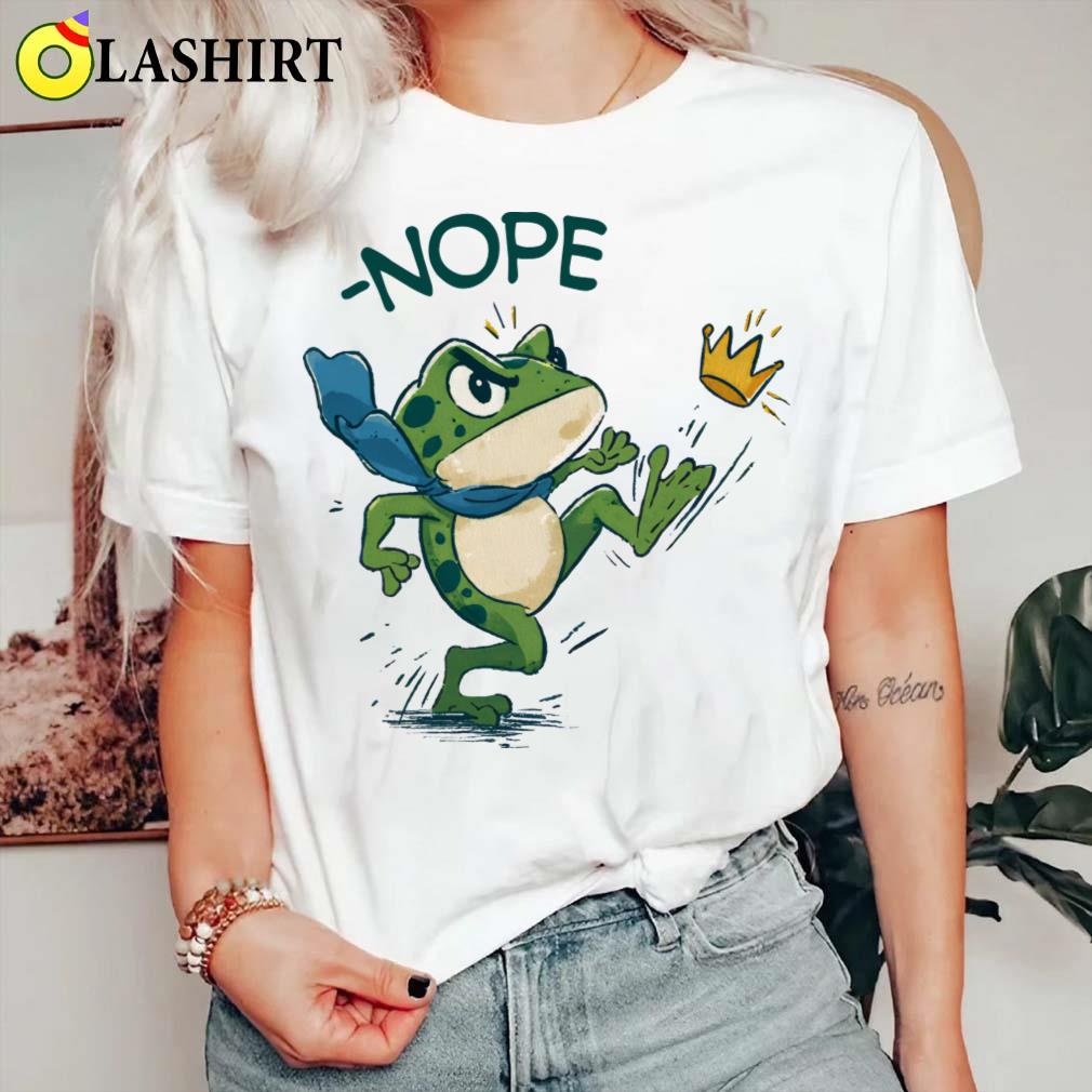 Portland Frog Tee No Kings In America M8573 T-shirt Classic Shirt