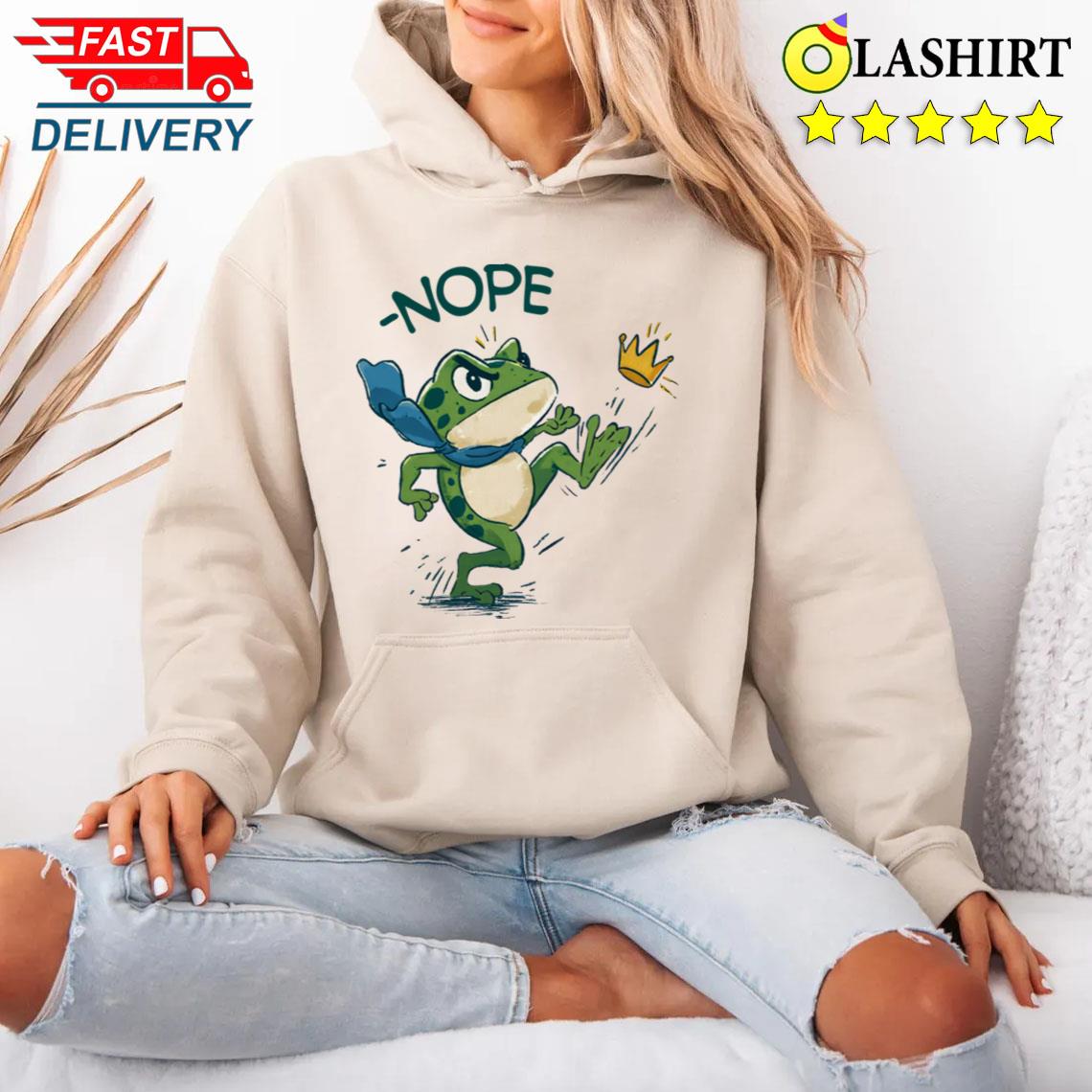 Portland Frog Tee No Kings In America M8573 T-shirt Unisex Hoodie