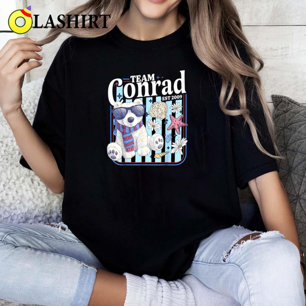 Team Conrad Junior Mint Bear Shirt, Cousins Beach Shirt Classic Shirt