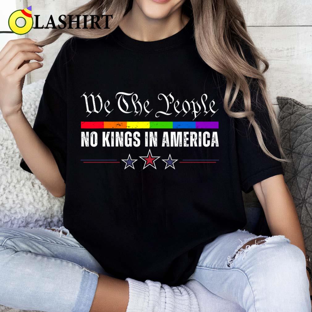 Usa No Kings In America T-shirt, American Freedom Apparel Classic Shirt