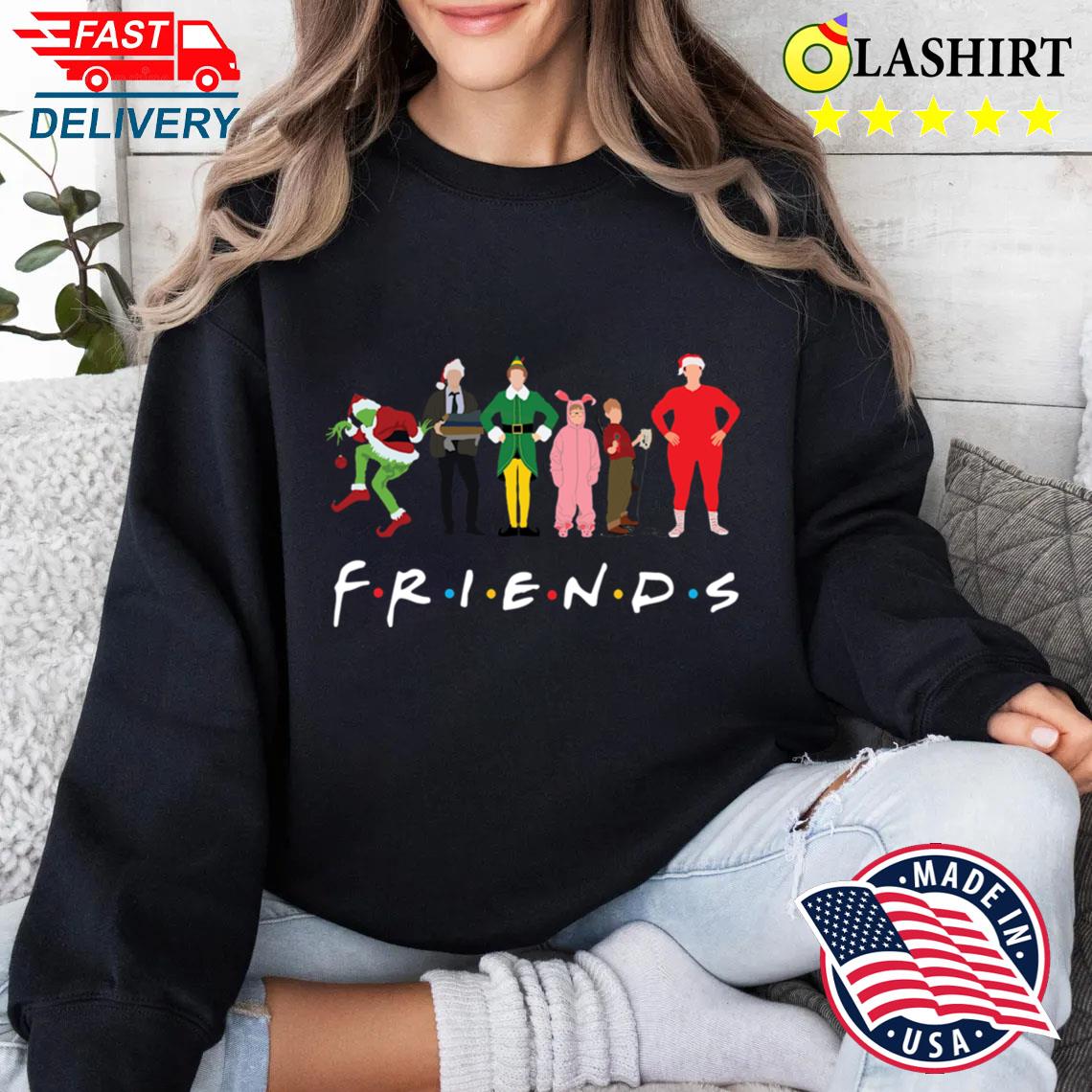 Christmas Movie Friends T-shirt Sweater Shirt
