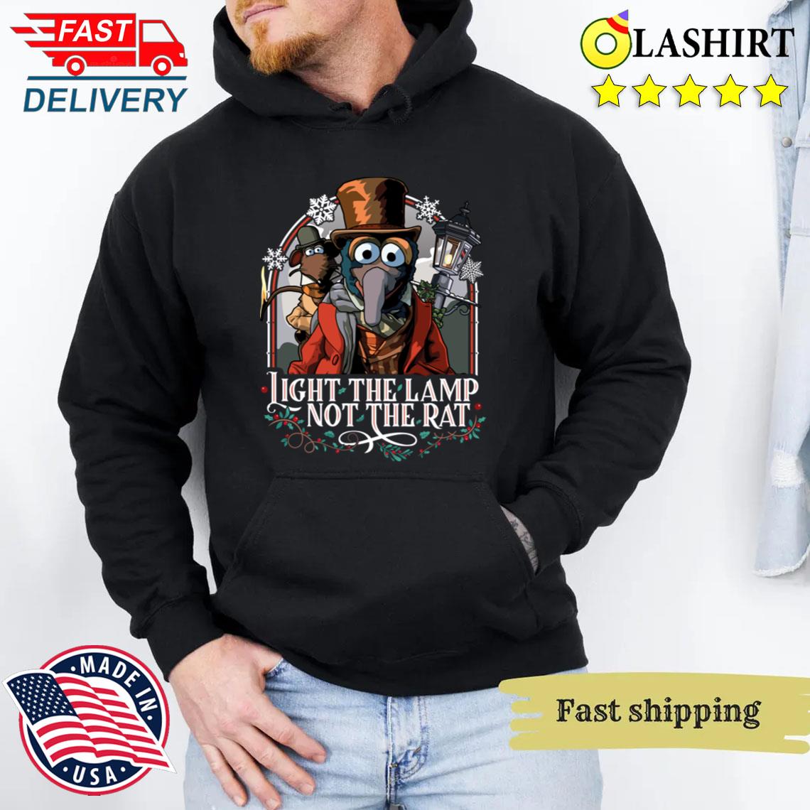 Muppet Christmas Carol - Light The Lamp Not The Rat T-shirt Unisex Hoodie