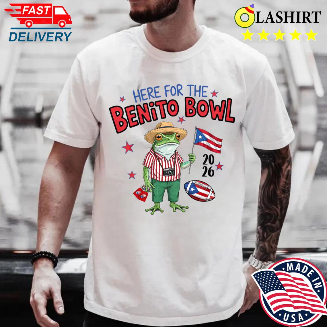 Benito Bowl Event Tee Bad Bunny Merchandise Fan T-shirt