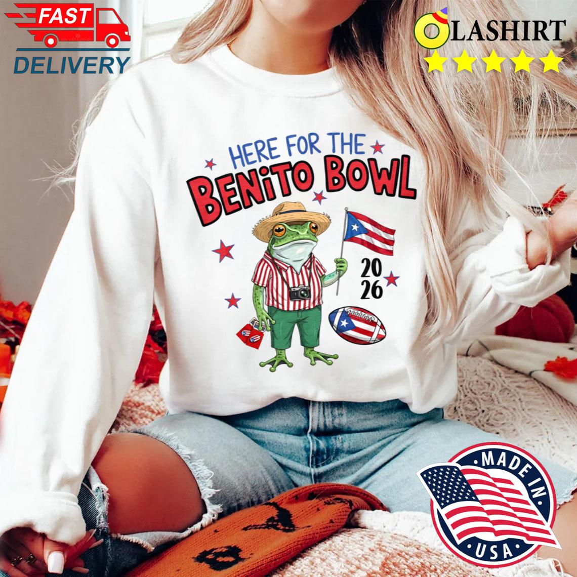 Benito Bowl Event Tee Bad Bunny Merchandise Fan T-shirt Sweater Shirt Benito Bowl Event Tee Bad Bunny Merchandise Fan T-shirt Sweater Shirt