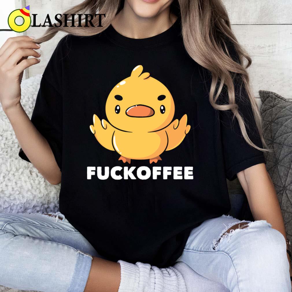 Fuckoffee Funny Duck By Tobe Fonseca T-shirt Classic Shirt