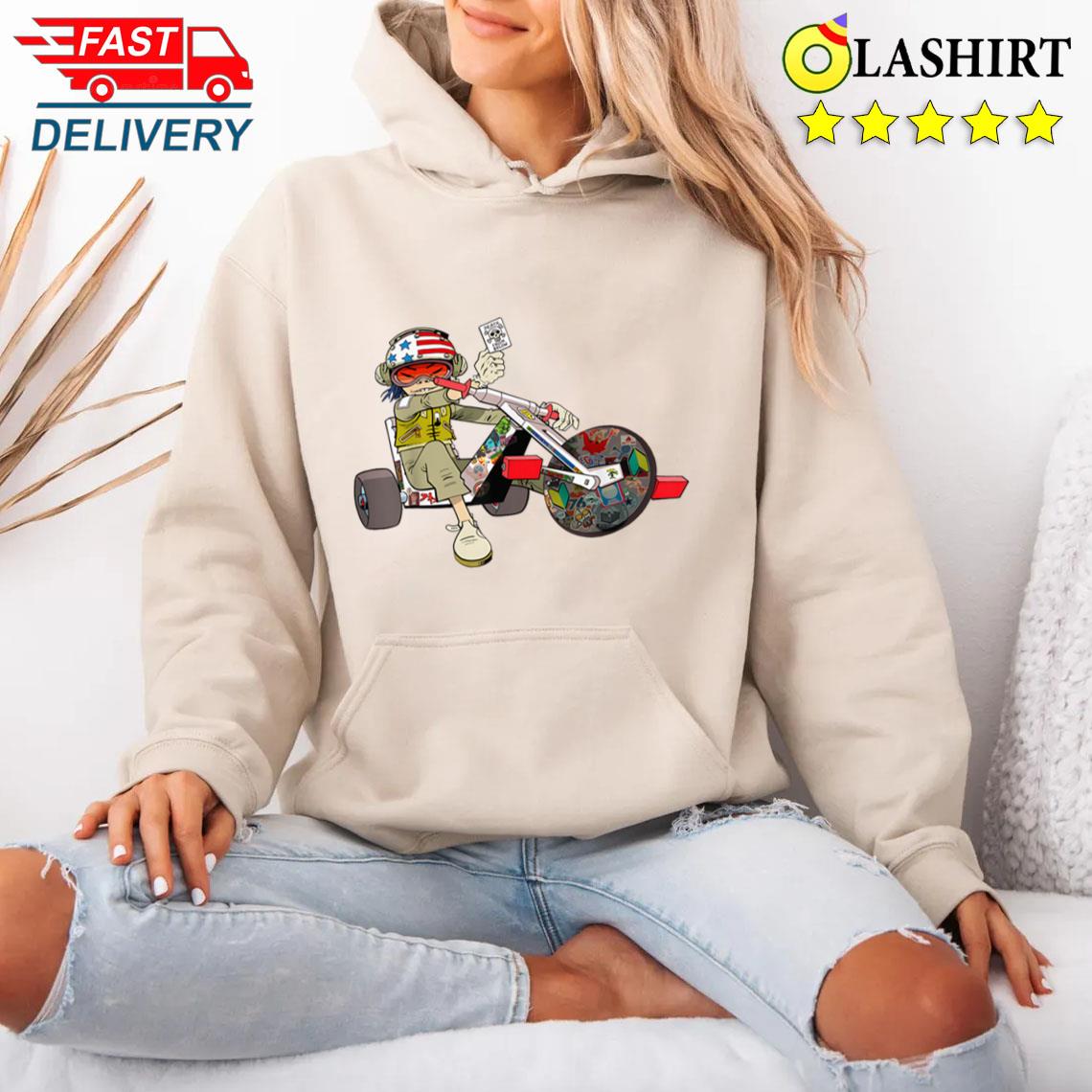 Gorillaz Men's Noodles Trike T-shirt Unisex Hoodie Gorillaz Men's Noodles Trike T-shirt Unisex Hoodie