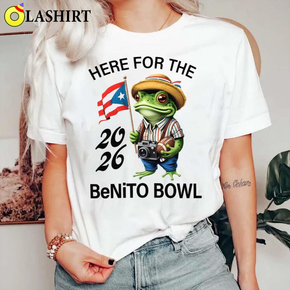 Here For The Benito Bowl Bad Bunny T-shirt Classic Shirt