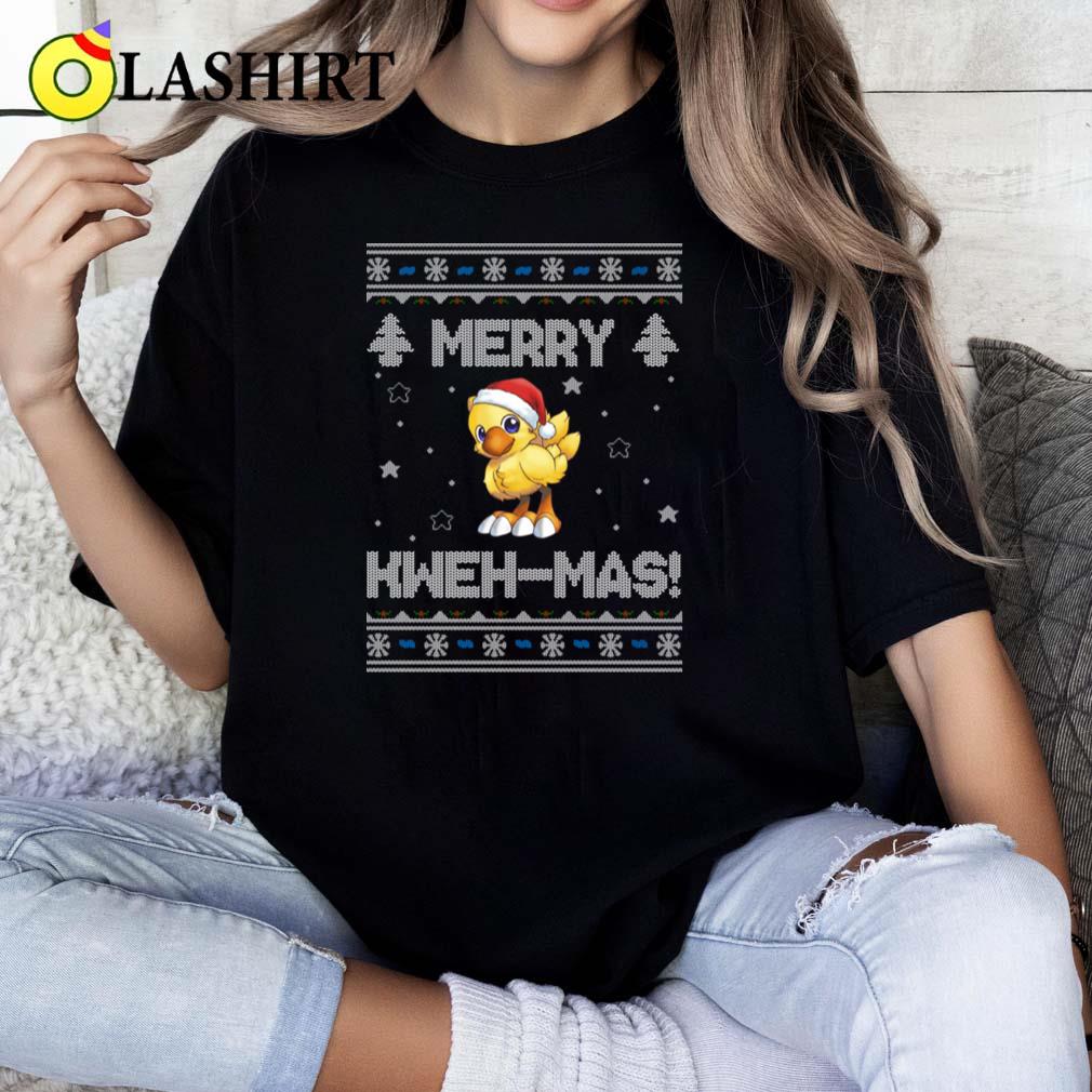 Merry Kwehmas Chocobo T-shirt Classic Shirt