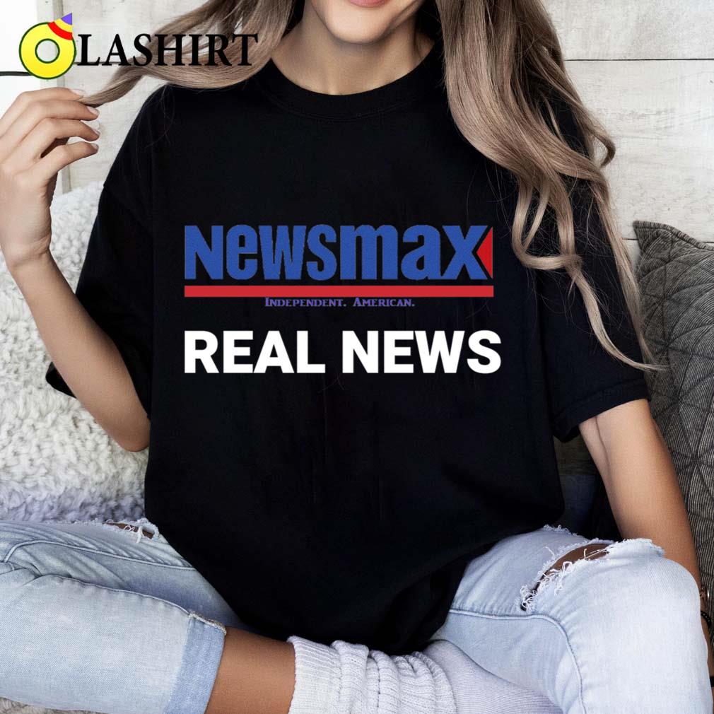 Newsmax Real News T-shirt Classic Shirt