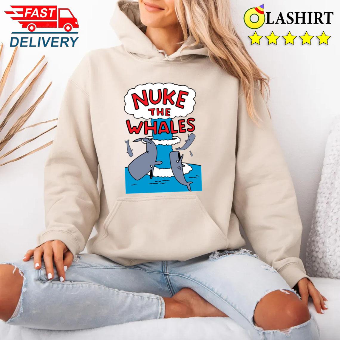 Nuke The Whales Essential T-shirt Unisex Hoodie