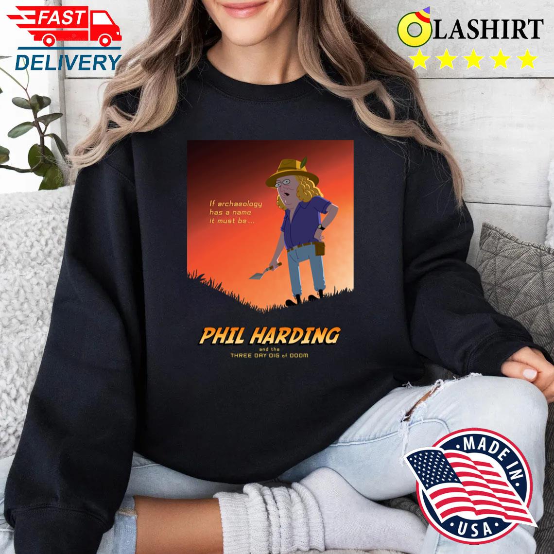 Phil Harding Time Team T-shirt Sweater Shirt Phil Harding Time Team T-shirt Sweater Shirt