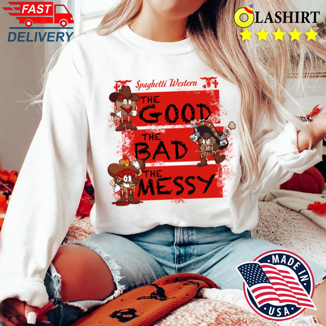 Spaghetti Western Cartoon T-shirt Sweater Shirt