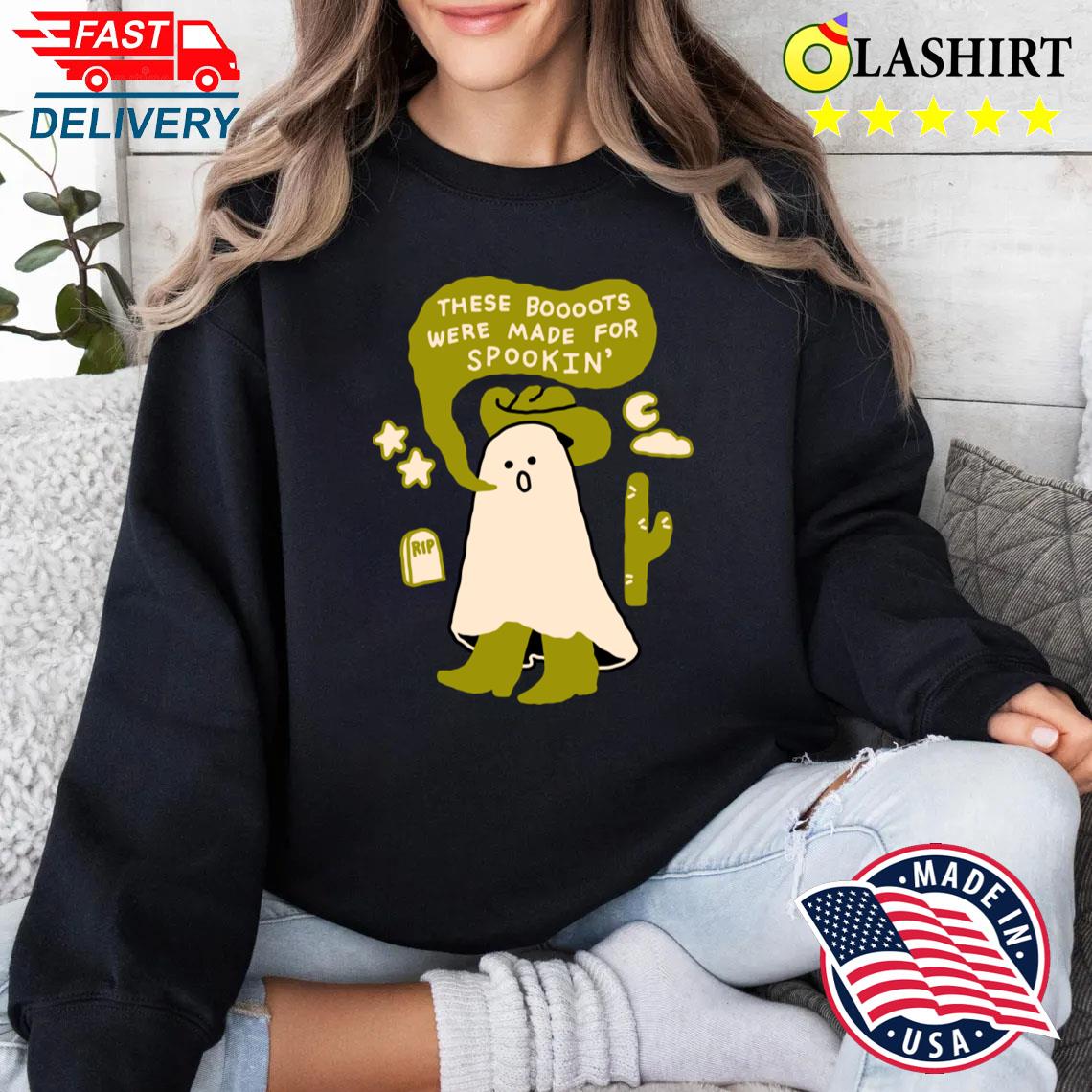 Spooky Boots T-shirt Sweater Shirt