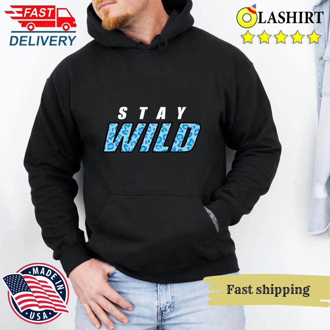 Stay Wild Merch Ben Azelart Blule T-shirt Unisex Hoodie