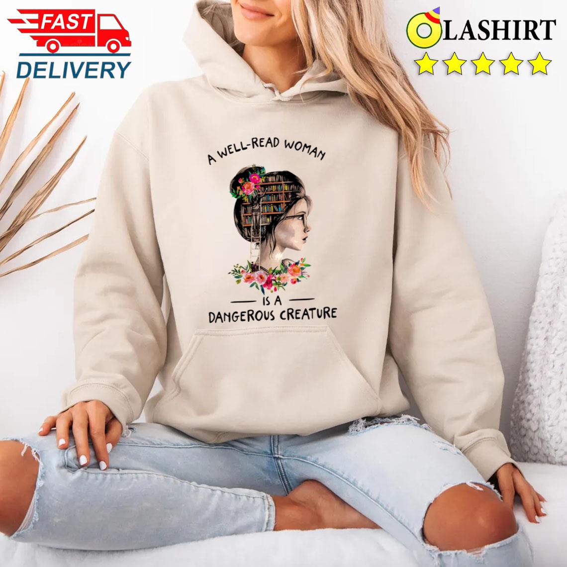 Well Read Woman T-shirt Unisex Hoodie